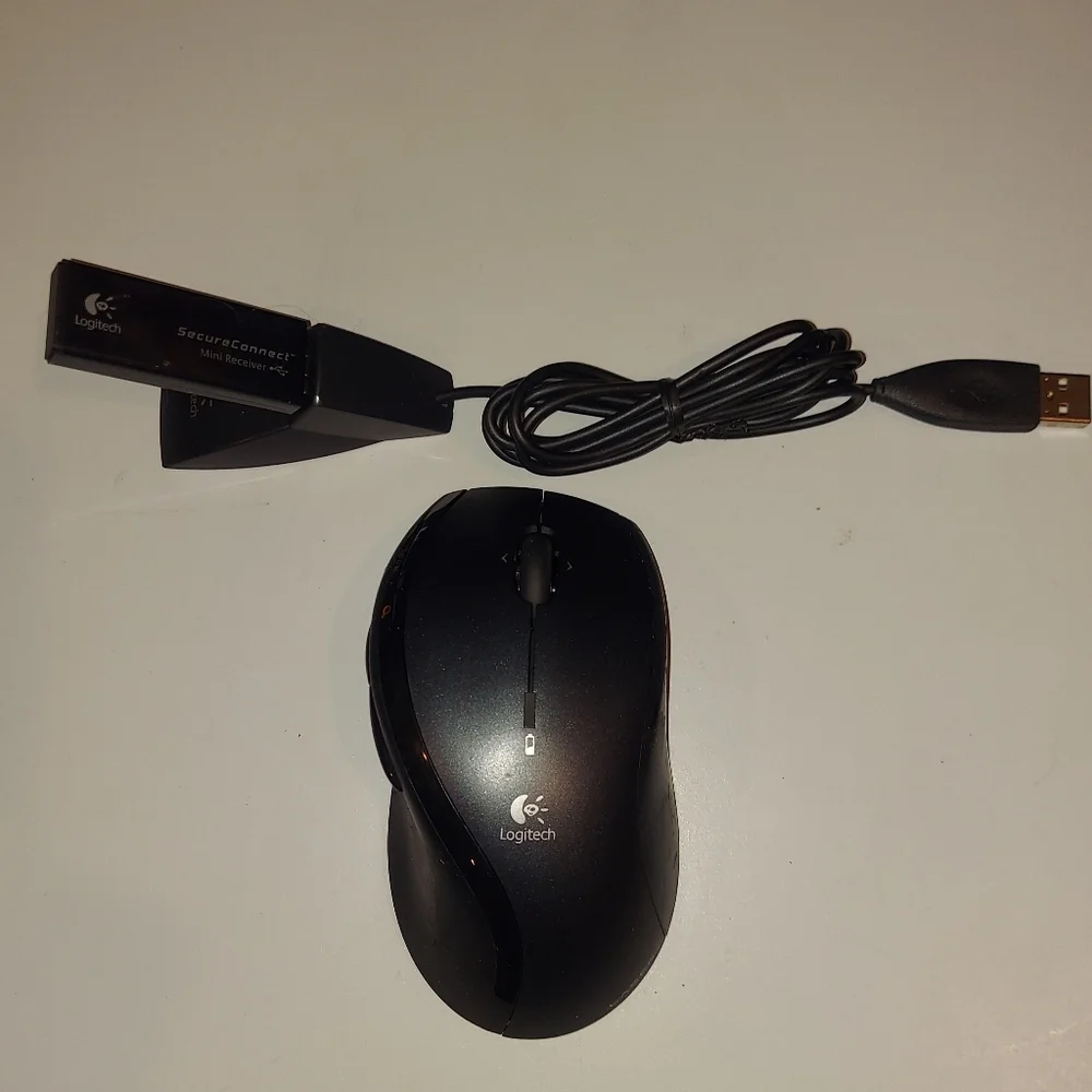 LOGITECH CORDLESS LASER KEYBOARD WITH CORDLESS LASER MOUSE & USB RECEIVER